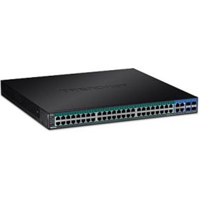 Trendnet TPE-5240WS Gigabit Ethernet (10/100/1000) Power over Ethernet (PoE) 1U Zwart netwerk-switch