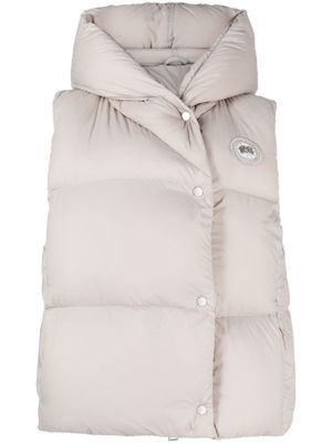Canada Goose Gilet met capuchon - Grijs Canada Goose Gilet met capuchon - Grijs