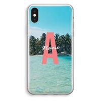 Pacific Dream: iPhone X Transparant Hoesje