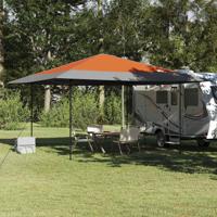 Luifeltent Oranje 400 x 400 x 227 / 236 / 245 cm Oxford stof