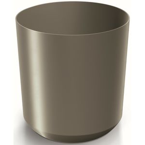 Prosperplast Plantenpot/bloempot Babylon - kunststof - buiten/binnen - titanium grijs - D34 x H34 cm   -