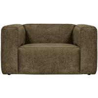 WOOOD Bean Fauteuil - Structure Velvet - Moss - 74x146x98