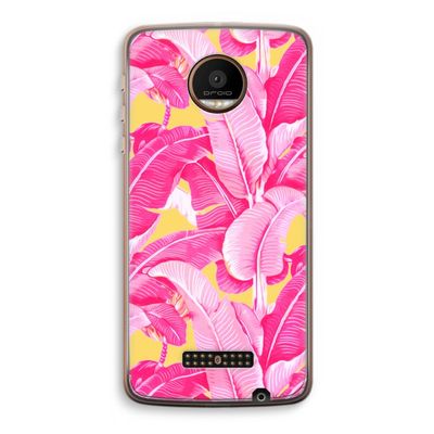Pink Banana: Motorola Moto Z Force Transparant Hoesje