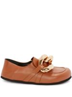 JW Anderson mocassins Chain en cuir - Marron - thumbnail