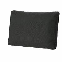 Madison loungekussen Rib 73 x 43 cm dralon zwart - thumbnail