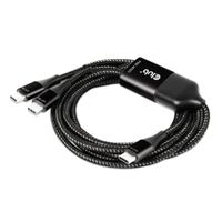 Club 3D USB Type-C, Y oplaadkabel naar 2x USB Type-C splitterkabel 1,83 meter, Max. 100 W - thumbnail