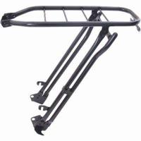 Achterdrager Steco 28" Tour met klapstandaard - zwart glans