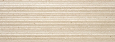Wandtegel Glamstone light Beige relieve 33,3x90 rett
