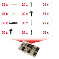 KS Tools 420.0915 Bevestigingsset clip - snelsluiting, 400-delig