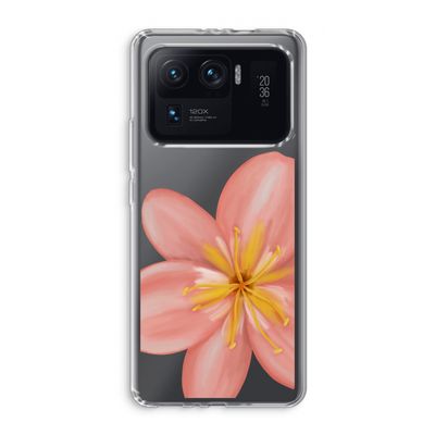 Pink Ellila Flower: Xiaomi Mi 11 Ultra Transparant Hoesje