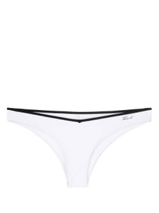 Karl Lagerfeld bas de bikini Karl DNA Binding - Blanc