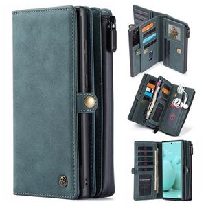 Caseme 2-in-1 Multifunctionele Samsung Galaxy Note20 Ultra Wallet Case - Groen