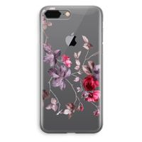 Mooie bloemen: iPhone 8 Plus Transparant Hoesje