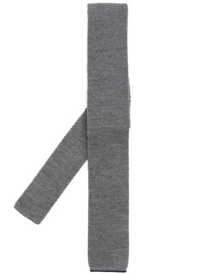 Brunello Cucinelli cravate en laine texturée - Gris