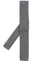 Brunello Cucinelli cravate en laine texturée - Gris