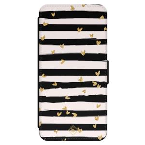 iPhone 16 flipcase - Hart streepjes