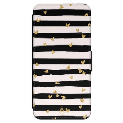 iPhone 16 flipcase - Hart streepjes
