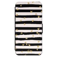 iPhone 16 flipcase - Hart streepjes