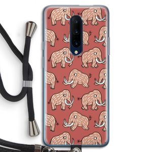 Mammoet: OnePlus 7 Pro Transparant Hoesje met koord