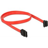 Delock 84220 SATA 3 Gb/s Kabel recht naar boven haaks 50cm rood