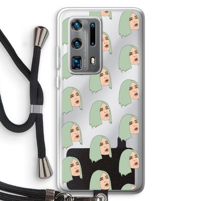 King Kylie: Huawei P40 Pro Plus Transparant Hoesje met koord