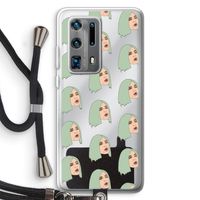 King Kylie: Huawei P40 Pro Plus Transparant Hoesje met koord