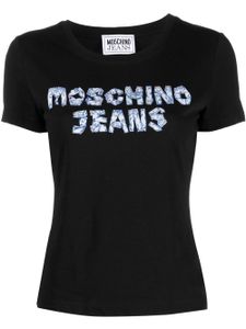 Moschino t-shirt en coton à logo imprimé - Noir