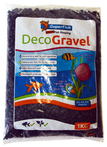 Superfish Deco Grind Zwart 1kg - Stijlvolle Aquarium Bodembedekking Veilig en Makkelijk