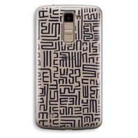 Moroccan Print: LG K10 (2016) Transparant Hoesje