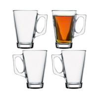 Pasabahce Koffie/thee glazen Ceylon - set 4x stuks - transparant glas - 250 ml