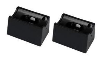 Wandarmatuur Perluci S14S zwart IP20 Linear Double