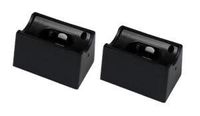 Wandarmatuur Perluci S14S zwart IP20 Linear Double