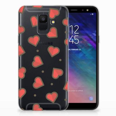 Samsung Galaxy A6 (2018) | TPU bumper | Hearts