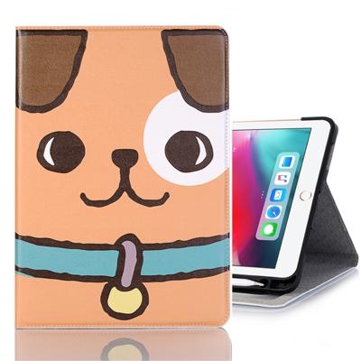 Hond patroon horizontale Flip leren Case voor iPad Pro 11 inch (2018) met Card Slots & houder & portemonnee & Foto Frame & stylushouder