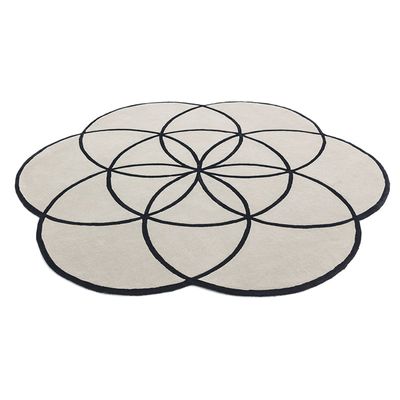 Vloerkleed Lotus - Black Vloerkleed Lotus - Black