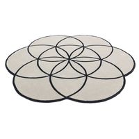 Vloerkleed Lotus - Black - thumbnail