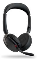 Jabra Evolve2 65 Flex Headset Bedraad en draadloos Hoofdband Kantoor/callcenter Bluetooth Zwart