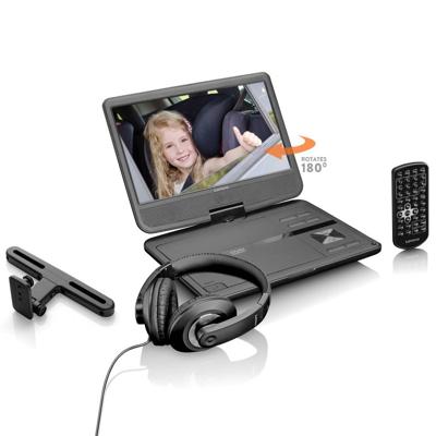 Lenco DVP-1010BK - 10 Zoll tragbarer DVD-Spieler Draagbare TV met DVD-speler