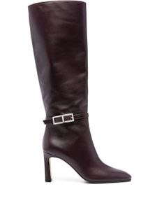 Sergio Rossi bottes Nora 105 mm en cuir - Violet