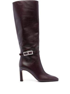 Sergio Rossi bottes Nora 105 mm en cuir - Violet