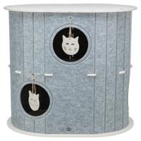 Trixie speelbox mara ovaal vilt zand / grijs