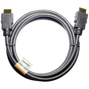 Maxtrack HDMI Aansluitkabel HDMI-A stekker, HDMI-A stekker 2.00 m Zwart C 215-2 L Ultra HD-HDMI HDMI-kabel