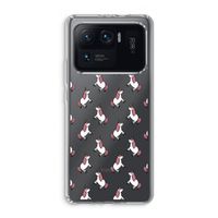 Eenhoorns overal: Xiaomi Mi 11 Ultra Transparant Hoesje