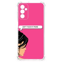 Samsung Galaxy M13 4G | M23 Anti Shock Case Woman Don't Touch My Phone - thumbnail