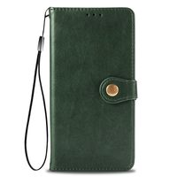 iPhone XR hoesje - Bookcase - Pasjeshouder - Portemonnee - Kunstleer - Groen - thumbnail