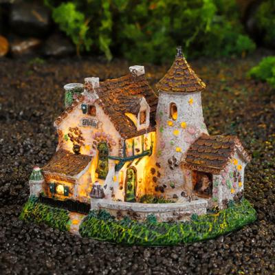 Huis van Hans en Grietje werkt op batterijen - l11xw8xh9cm - Luville