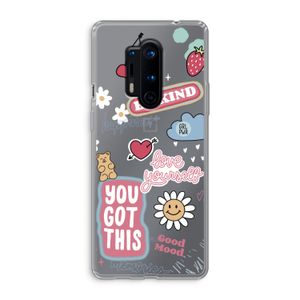 Positivity: OnePlus 8 Pro Transparant Hoesje