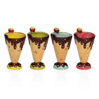 Glas voor ijs en milkshakes Versa Keramisch Glas voor ijs en milkshakes Versa Keramisch