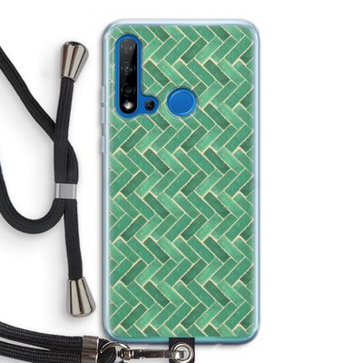 Moroccan tiles 2: Huawei P20 Lite (2019) Transparant Hoesje met koord