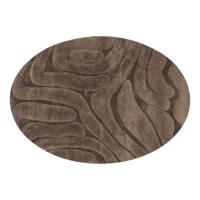 Vloerkleed Chase ellips bruin 18